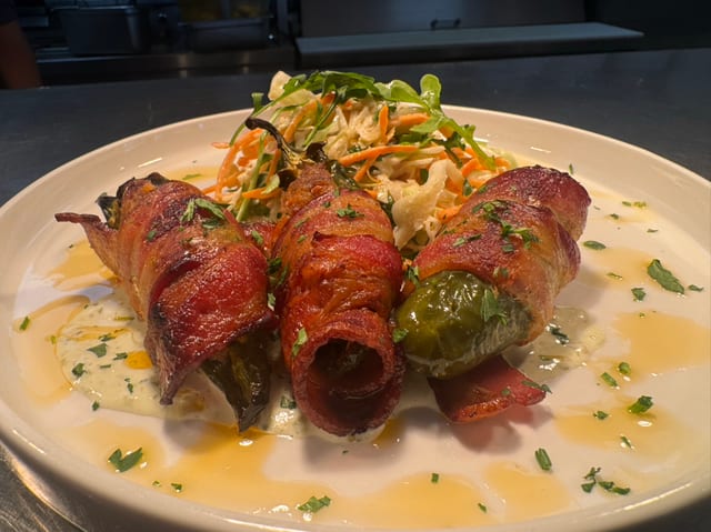 Chorizo Stuffed Jalapenos.