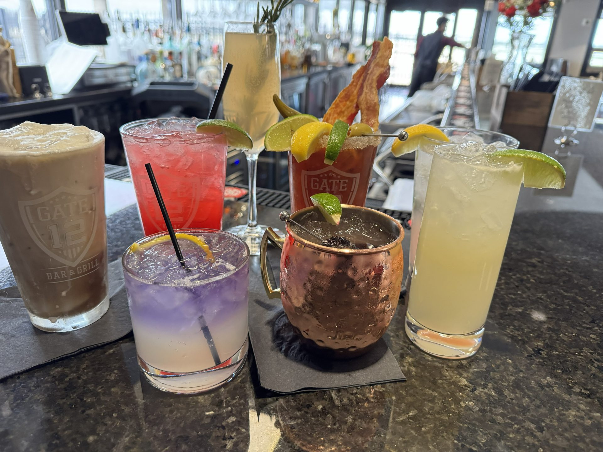 Happy hour, 4–7 PM daily
