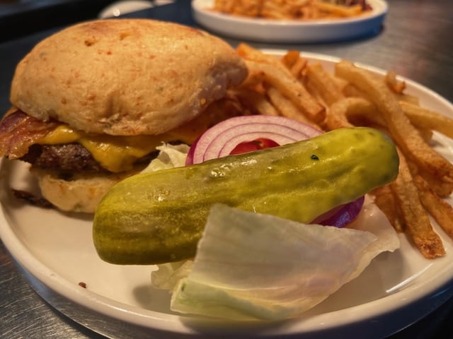 Bacon Cheddar Burger.