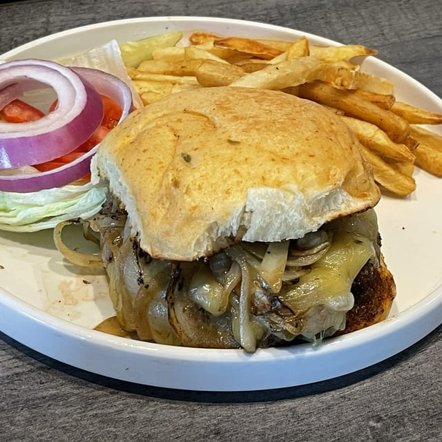 Steak Burger.