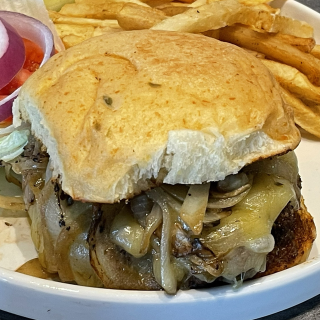 Steak Burger.