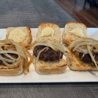 Bacon FTF Burger Sliders